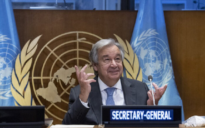 El secretario general de la ONU, Antonio Guterres, pidió la 