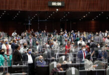 Sesión de la Cámara de Diputados el 6 de octubre de 2020, cuando empezó la discusión sobre la extinción de fideicomisos. Foto cortesía Cámara de Diputados.